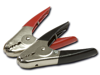 Commercial Grade Battery Charger Clamps, 500 Amp