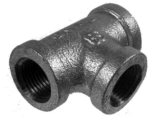 Schedule 40 Galvanized Tee 150 Lb