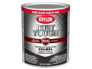 Rust Tough Oil-Based Enamel Gloss Safety Red (Sizes)