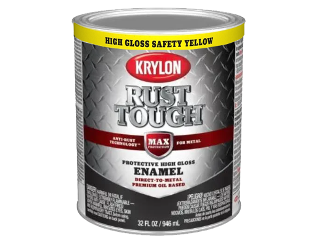 Rust Tough Oil-Based Enamel Gloss Safety Yellow (Sizes)