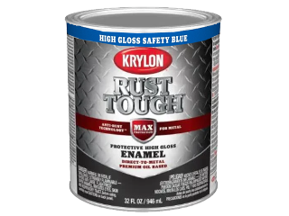 Rust Tough Oil-Based Enamel Gloss Safety Blue (Sizes)