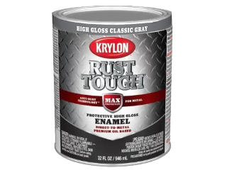 Rust Tough Oil-Based Enamel Gloss Classic Gray
