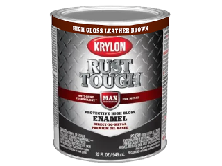 Rust Tough Oil-Based Enamel Gloss Leather Brown (Sizes)