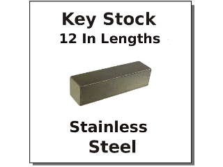 12 Inch Square Key Stock Stainless