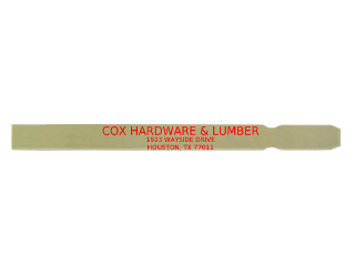 Cox Hardware and Lumber - Paint Stir Stick, 1 Gallon