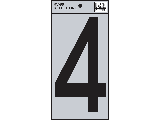 House Numbers 6" Reflective Stik-On (0 thru 9)