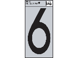 House Numbers 6" Reflective Stik-On (0 thru 9)