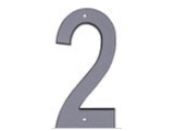 House Numbers 4 In Reflective Plastic Nail-on (0 thru 9)