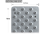 Gray Non-Slip Aluminum Tread