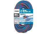 Arctic Blue Extension Cord 12/3, 100 Ft
