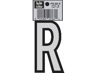Letters & Numbers 3-1/4" Reflective (A-Z, 0-9)