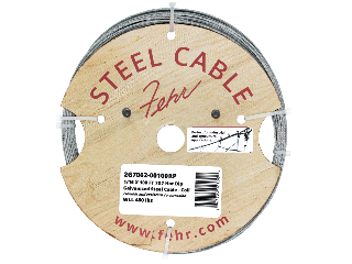 Hot Dip Galvanized 7x7 Aircraft Cable (Sizes)
