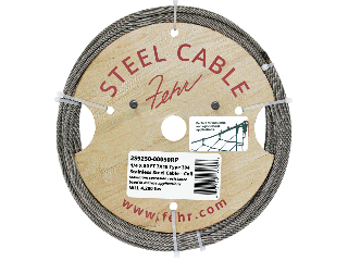 Stainless Steel 7x19 Cable Coil (Sizes)