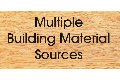Multiple Building Material Sources