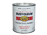 Rust-Oleum Enamel Semi-Gloss White, 1 Qt