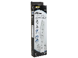 6 Outlet Surge Protector Power Strip, 4 Ft