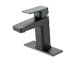 Boston Harbor Matte Black 1 Handle Bathroom Faucet
