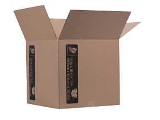 Duck Cardboard Box, 16 In x 16 In x 16 In 32 Lb Capacity
