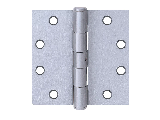 Square Stainless Steel Bearing Hinge with Removable Pin, 4-1/2 In