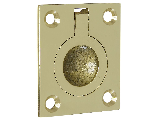 Flush RIng Pull 1-1/2 In #V1870, Solid Brass