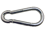 Spring Snap Hook Zinc Plated, 1/2 In