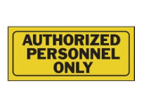 Authorized Personnel Only