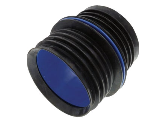 Fernco Internal Push Fit PVC Coupling, 4 In