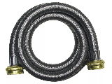 Braided Stainless Steel Washing Machine Connector, 6 Ft