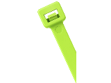 Standard 11 In Fluorescent Green Cable Tie, 100 Pk