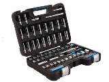 3/8" Drive SAE & Metric Socket Set, 76 Pc