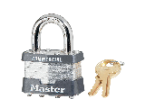 Commercial Laminated Steel Rekeyable Padlock 25KA, Keyed Alike (Shackle Length)