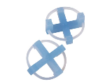 4-Corner Tile Spacers 100 Pk (Sizes)