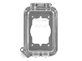Weatherproof 1 Gang Outlet Cover, Gray