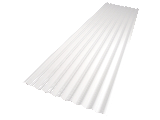 PVC Corrugated Roofing Panel 8 Ft x 26 In x 0.032, White