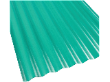 PVC Corrugated Roofing Panel 8 Ft x 26 In x 0.063, Green