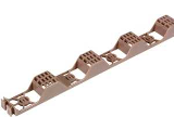 Corrugated Square Plastic Panel Closure Strip, 6 Pc