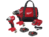 Milwaukee Compact Drill/Impact Driver Kit, 18V Lithium-Ion Battery Included