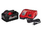 Milwaukee 1 Battery Starter Kit 120 VAC Input 18 V Output 8 Ah