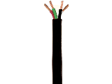 Seoprene Jacketed 10-4 SEOOW Electrical Wire, Black (Sold Per Ft)