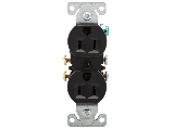 Duplex Receptacle 15 Amp/125 Volt, Black
