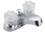 Home Impressions 2-Handle Bathroom Faucet with Pop-Up Drain, 4 In