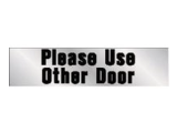 2 In x 8 In Vinyl Self-Adhesive Sign