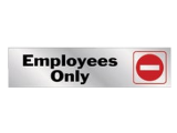 2 In x 8 In Mylar Self-Adhesive Sign