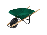 4 Cubic Feet Wood Handle Wheelbarrow