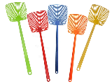 Plastic Mesh Fly Swatter, Assorted Colors