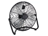 3 Speed Black High Velocity Turbo Fan, 8 In