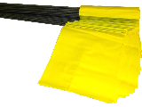 Yellow Stake Flag, 21 In