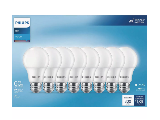 LED 60W Daylight A19 Light Bulb, 8 Pk