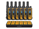 DeWalt 2W Heavy-Duty Jobsite Walkie Talkie Bundle