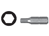 Hex Tip Insert Bit 1/4 In Shank (Sizes)
